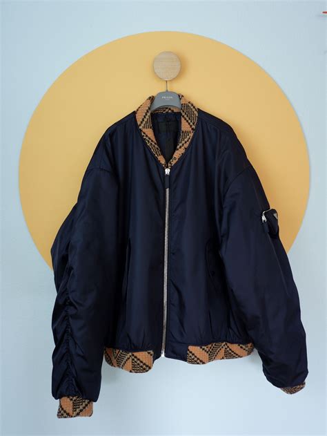 prada bomberjacke|prada aw21 bomber jacket.